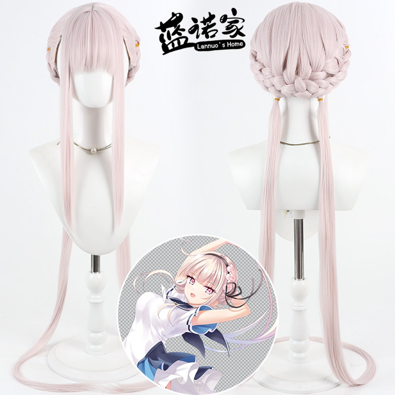 【蓝诺家】Anemoi 淡雪阳彩cos假发 仿真头皮 多色混丝 一体盘发