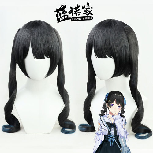 【蓝诺家】彩虹社虚拟YouTuber播主 委员长月之美兔cos假发装