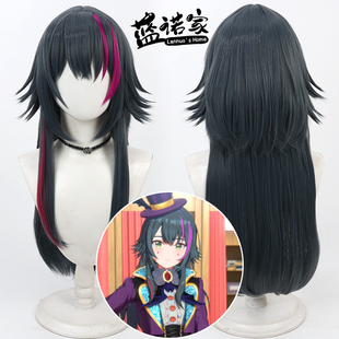 蓝诺家 学园偶像大师 月村手毬cos假发 多处挑染仿真头皮层次反翘
