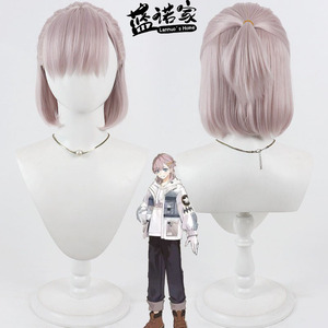 【蓝诺家】FGO 奥伯龙cos假发 Oberon白色情人节休闲常服半扎造型
