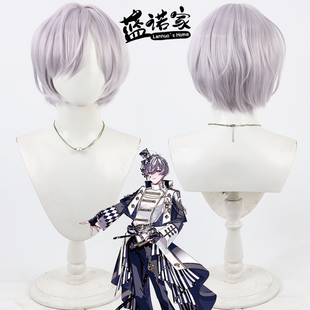 【蓝诺家】Nameless Dream 骑士X cos假发Knight X仿真头皮淡紫色
