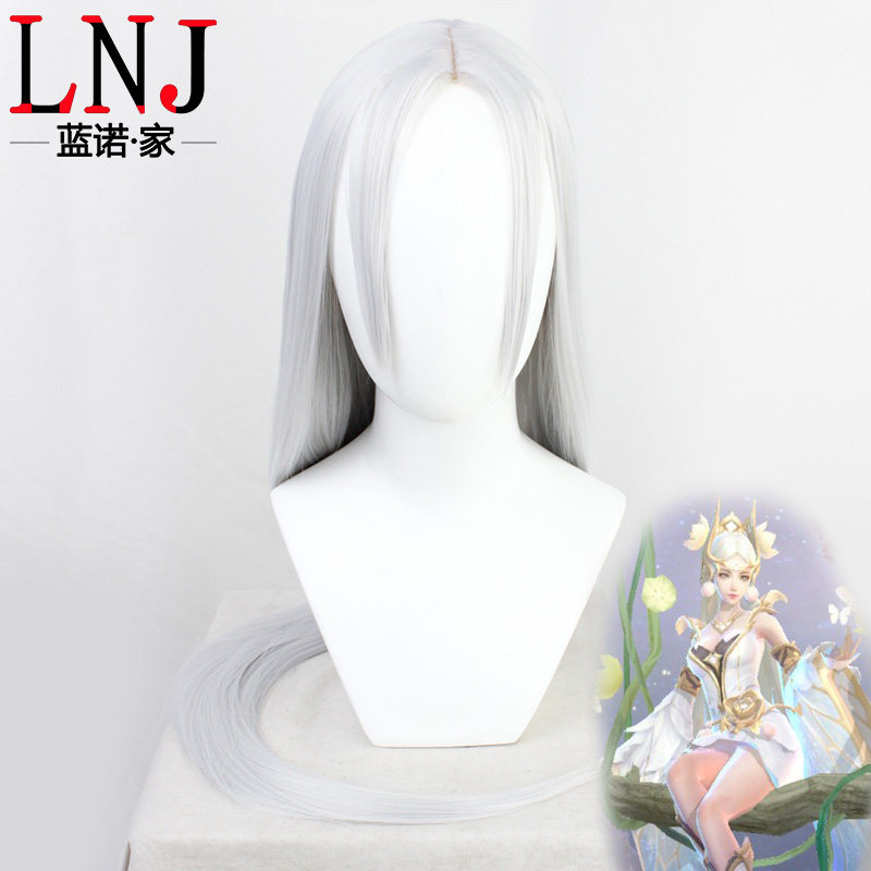 【蓝诺家】王者荣耀 貂蝉cos假发星元皮肤金色仲夏夜蝴蝶梦 现货