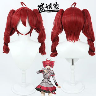 蓝诺家 虚拟vtuber主播Synthesizer V重音Teto cos假发分体虎口夹