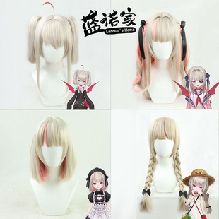 蓝诺家 vtuber虚拟播主 hololive好女人魔界之莉莉姆cos假发 现货