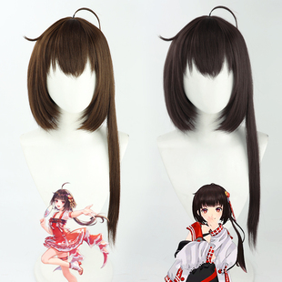 蓝诺家 手游300大作战VirtuaReal Star信笺之声泠鸢yousa cos假发