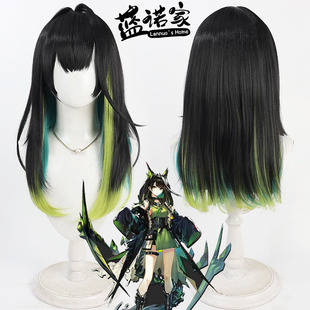 【蓝诺家】明日方舟 召唤物Mon3tr cos假发 M3多色渐变仿真头皮款