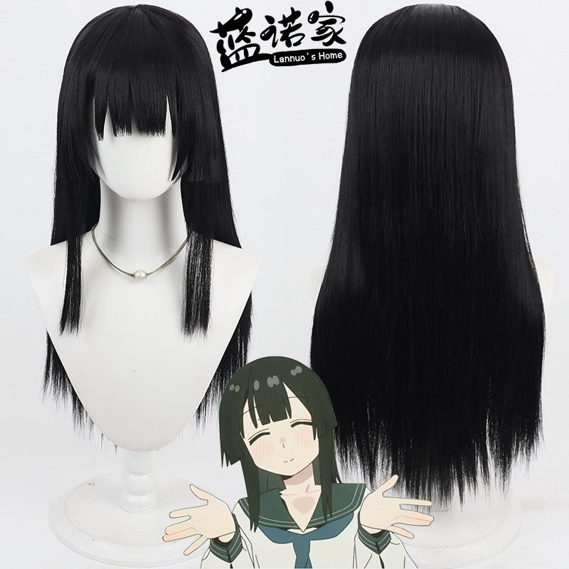 【蓝诺家】脑洞学生会 照井有栖cos假发Terui Arisu 黑色长散发