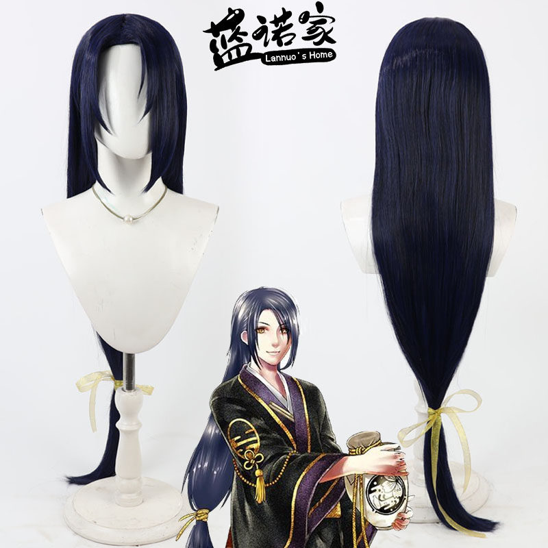 【蓝诺家】刀剑乱舞 次郎太刀cos假发 仿真头皮 多色混丝 长直发