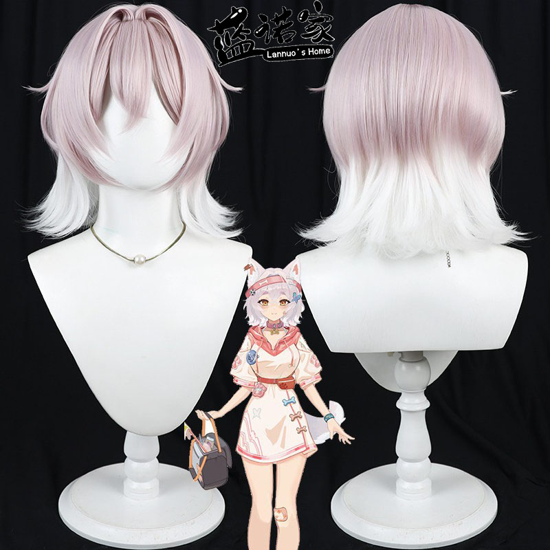 【蓝诺家】虚拟VTuber油管博主JINDOG cos假发金毛猎犬人设的犬娘