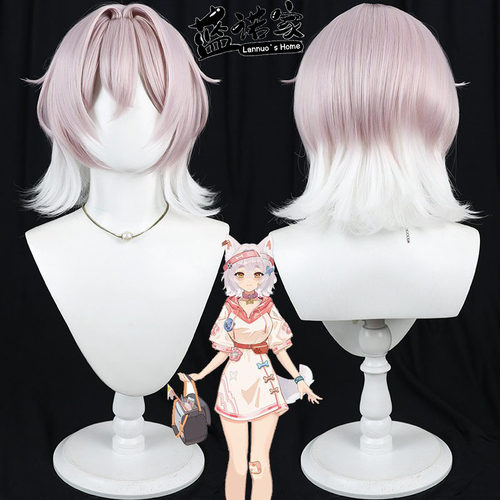 【蓝诺家】虚拟VTuber油管博主JINDOG cos假发金毛猎犬人设的犬娘