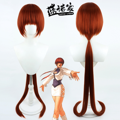 taobao agent [Lannuo Family] King of Fighters KOF Shilmi cos wig simulation scalp spot