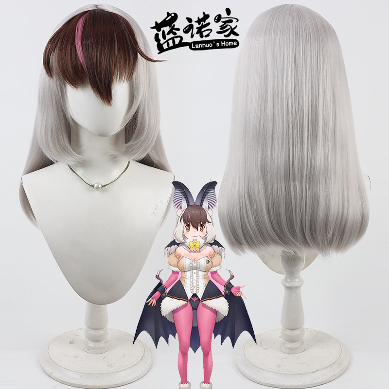 【蓝诺家】虚拟vtuber播主 兽娘动物园 兔子蝙蝠cos假发 仿真头皮