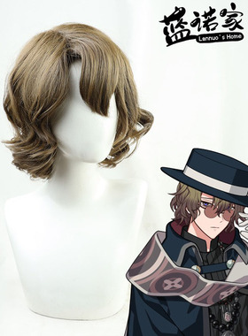 【蓝诺家】魔法使的约定cos假发Faust+ファウスト偏分 假毛微卷