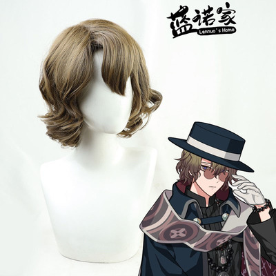 【蓝诺家】魔法使的约定cos假发Faust+ファウスト偏分 假毛微卷