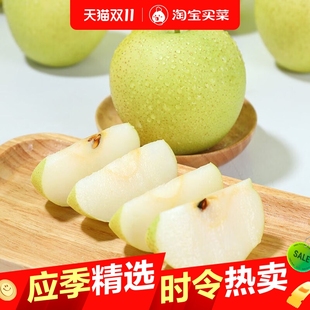 青皮皇冠梨新鲜当季水果梨子雪梨整箱香甜包邮应季水果梨