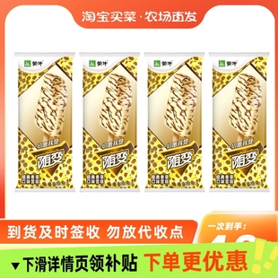 香草口味冰淇淋巧克力雪糕整箱冷飲批發(fā) 40支蒙牛隨變經(jīng)典