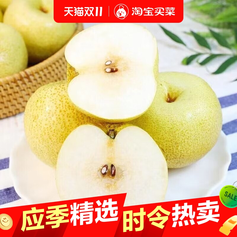 砀山梨子新鲜水果酥梨脆梨香甜梨水果