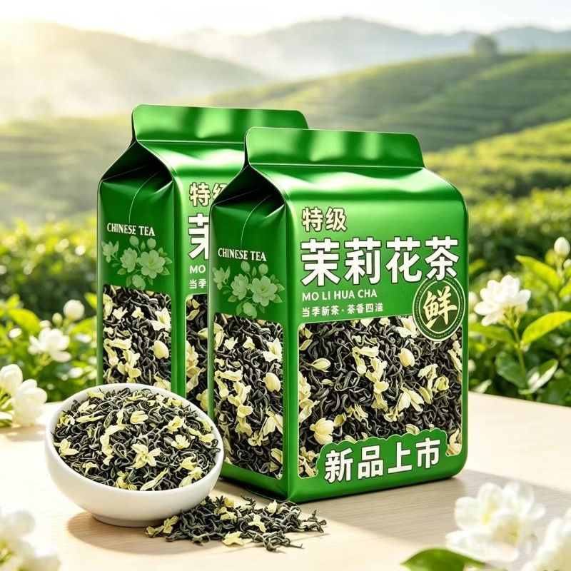 特级茉莉花茶茶叶2026年当季新茶浓香型耐泡自己喝散装送礼袋装