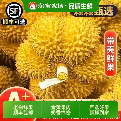 新鲜进口泰国金枕榴莲鲜果当季