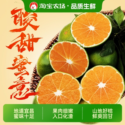 宜昌蜜橘4.5斤新鲜蜜桔当季现摘早熟柑橘水果整箱青皮好吃的每日