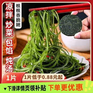 霞浦压缩海带丝烘干独立包装 免洗凉拌甄选高品质圆饼干货批发商用