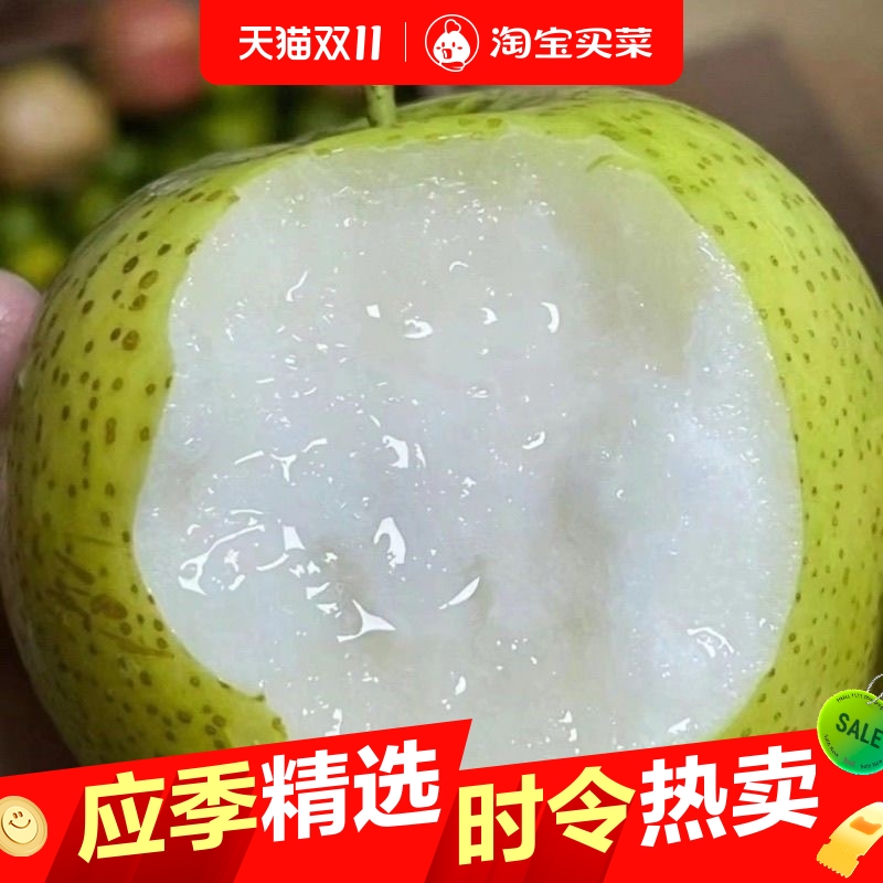 2025新梨子砀山皇冠青梨爆甜脆梨子水梨新鲜薄皮梨应季鲜果