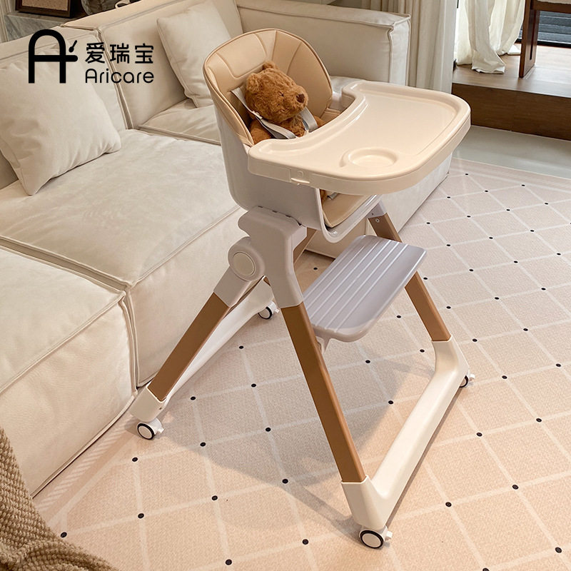 宝宝餐椅多功能防侧翻婴儿餐桌椅家用可折叠儿童吃饭椅子便携座椅