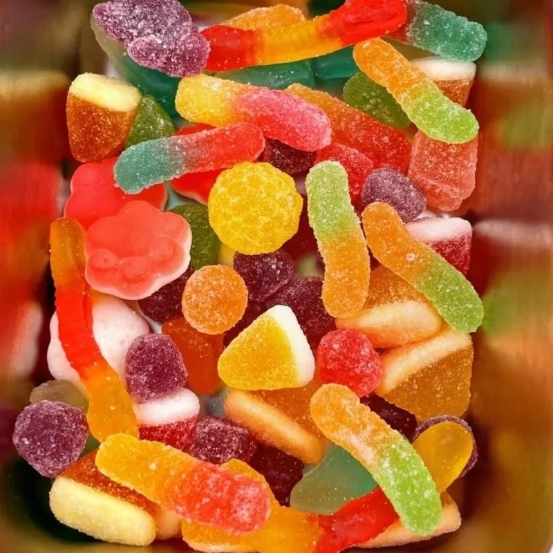 【太好吃】多彩橡皮糖果酸沙涂油水果混合口味QQ果汁软糖童年零食,零食/坚果/特产,软糖/果味糖/凝胶糖果,淘宝优惠券,粉丝福利购,淘宝优惠卷