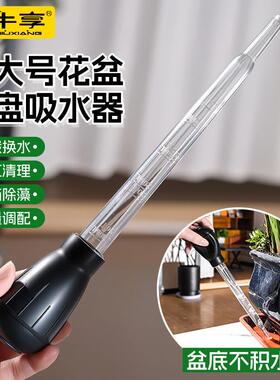 抖音同款新抽水器大滴管托盘浸盆吸水放水多肉浇花用工具花艺进阶