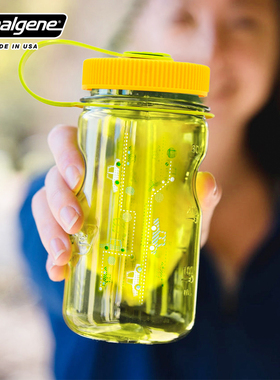 nalgene乐基因进口水杯女秋冬塑料简约便携学生随行手提迷你杯子