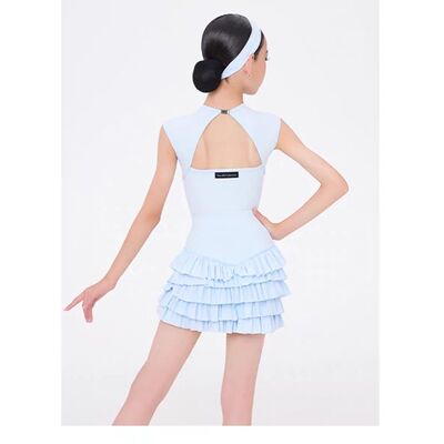 WAVE未午2025新款拉丁舞服女童高级日常练功服精致洋气新品蛋糕裙
