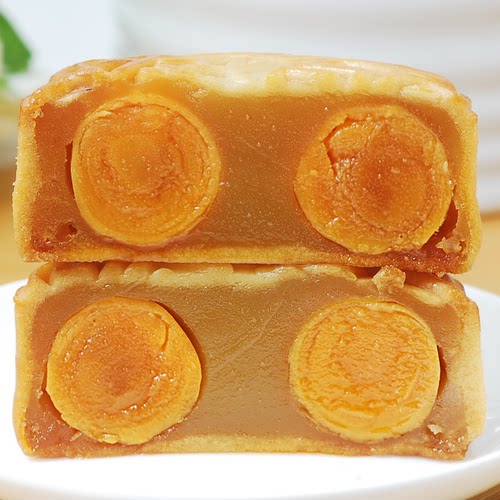 广式双黄白莲蓉五仁散装月饼单个