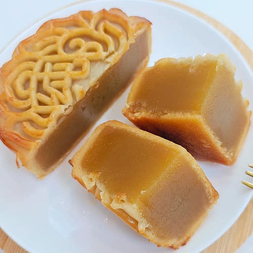 正宗广式白莲蓉软糯月饼礼盒装