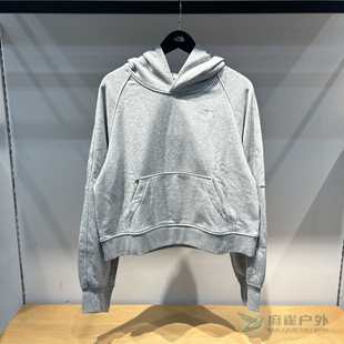 25秋冬新款 宽松连帽套头针织卫衣8F0Y TheNorthFace北面女户外短款