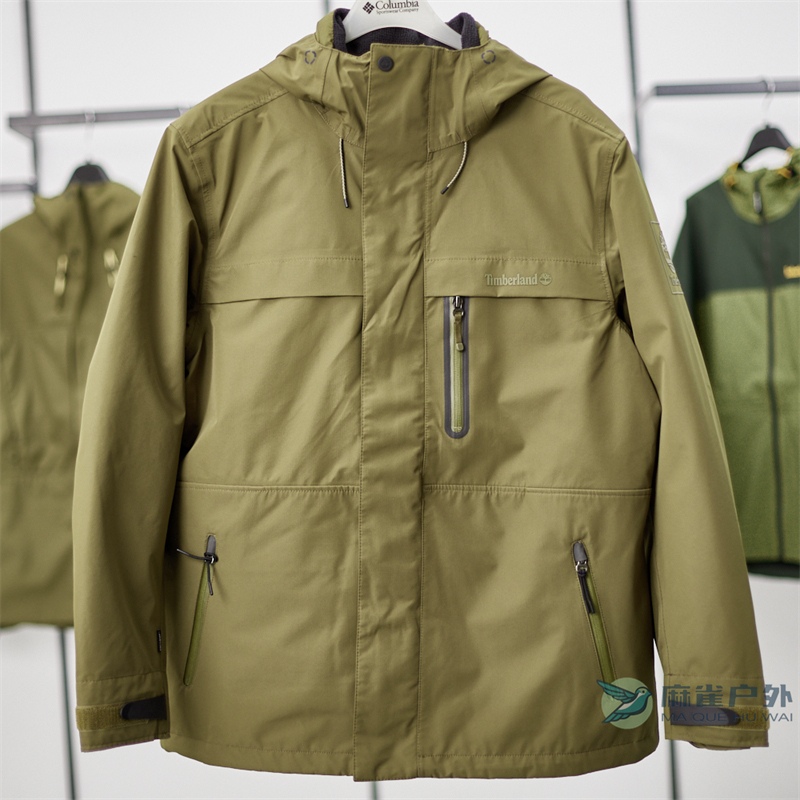 添柏岚户外防水三合一冲锋衣男