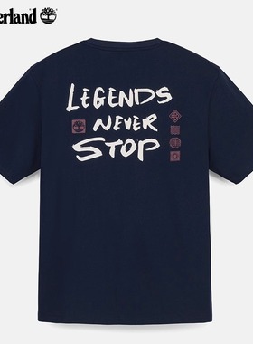 Timberland添柏岚男女户外25春夏新款休闲透气圆领短袖T恤|A5NZC