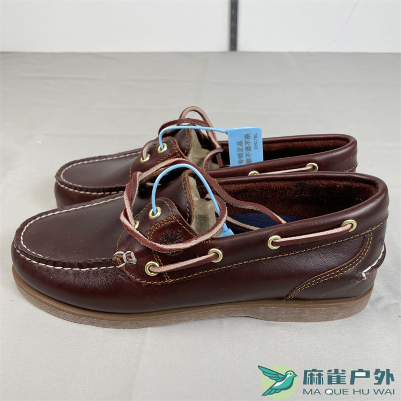 23春夏Timberland添柏岚女户外经典船鞋耐磨牛皮手工缝制鞋|72333