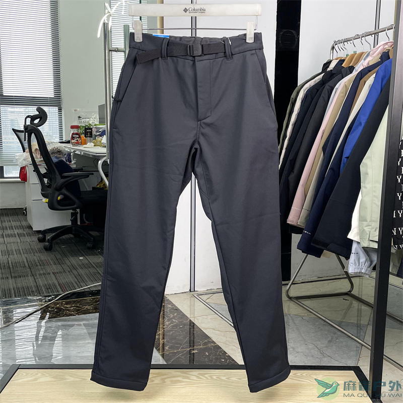 哥伦比亚户外男士拒水加绒冲锋裤