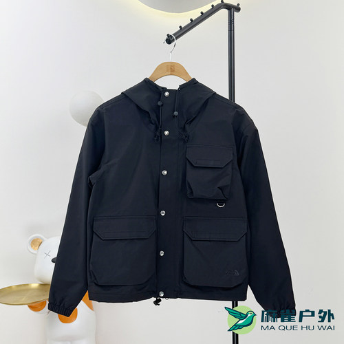 北面户外防水透气单层冲锋衣男士