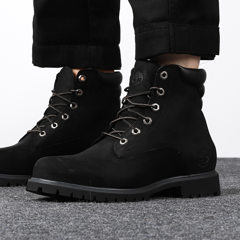 添柏岚户外男士休闲马丁靴高帮鞋