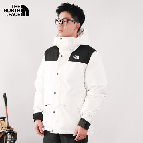 北面户外防水600蓬保暖羽绒服男