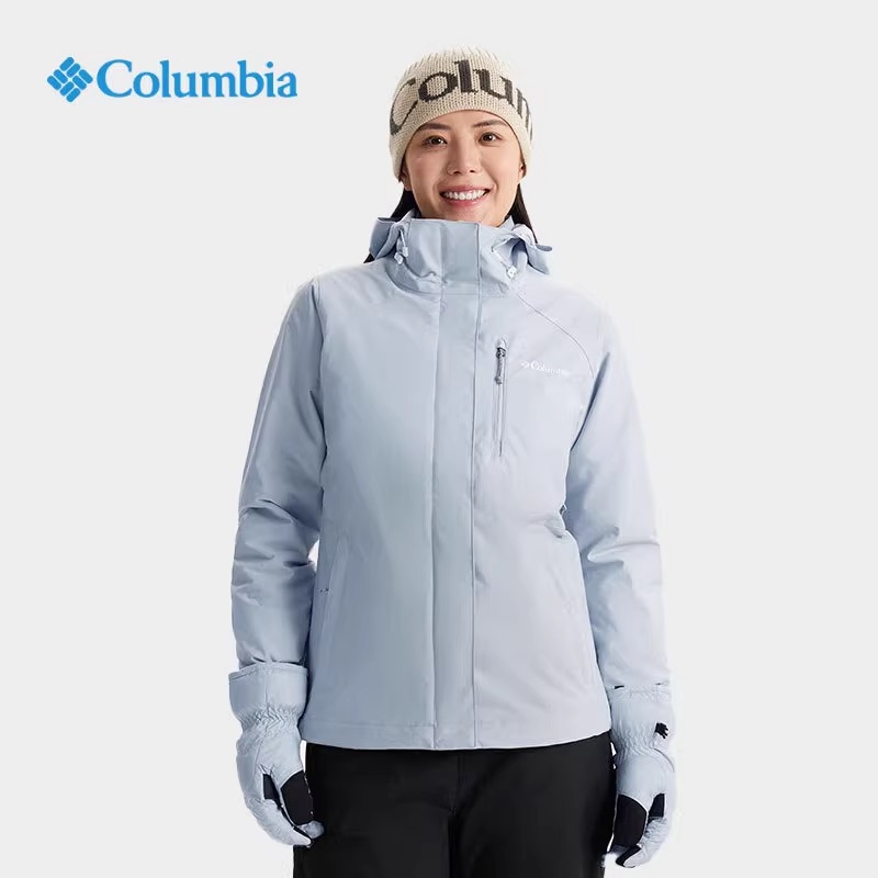 哥伦比亚户外热能三合一冲锋衣女