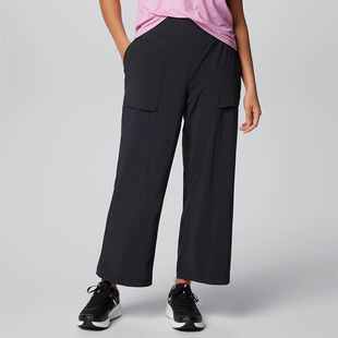 AR5253 户外女拒水轻薄透气弹力阔腿休闲裤 24春夏新款 哥伦比亚长裤