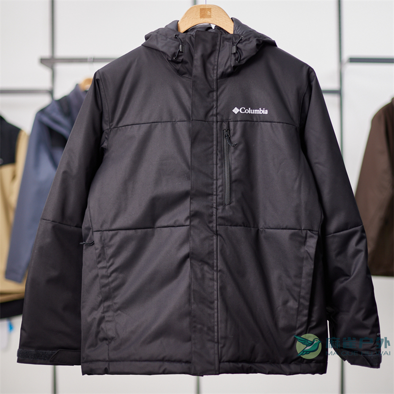 哥伦比亚户外防水三合一冲锋衣男