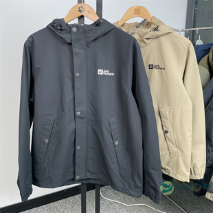 春秋季 户外防水透气单层冲锋衣外套5321172 JackWolfskin狼爪男士