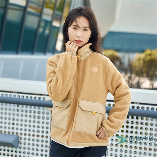 秋冬新款 TheNorthFace北面户外保暖羊羔摇粒绒抓绒衣外套女士7QWC