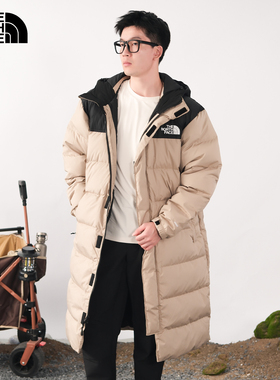 25秋冬新款TheNorthFace北面男户外700蓬长款保暖鹅绒羽绒服832J