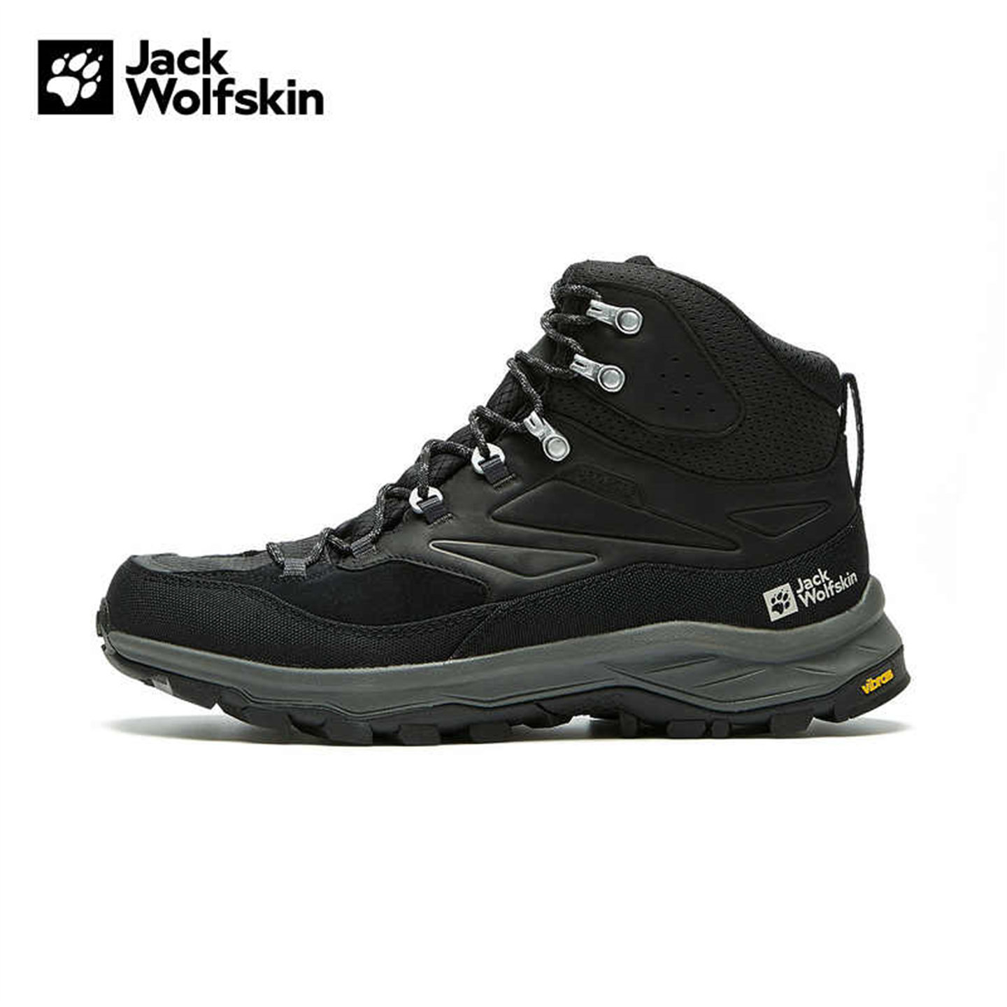 春夏JackWolfskin狼爪男子户外高帮防滑耐磨登山徒步鞋4064301