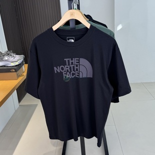 TheNorthFace北面戶外男女款 T恤8D7X 透氣印花純棉短袖 25春夏新款