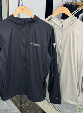 24春新款Columbia哥伦比亚男钛金拒水UPF50防紫外线皮肤衣WE9822